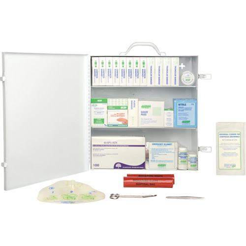 Trousse de premiers soins, R&eacute;pond &agrave; la norme CSA Z1220-17 type 2 environnements &agrave; faible risque, Grand (51-100 travailleurs) Les Distributions ICE