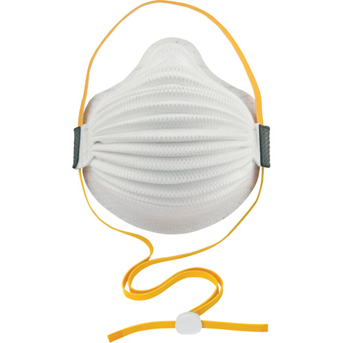 AirWave Disposable Respirator with SmartStrap&reg; & Full Foam Face Seal, P95, NIOSH Certified, Medium/Large Les Distributions ICE