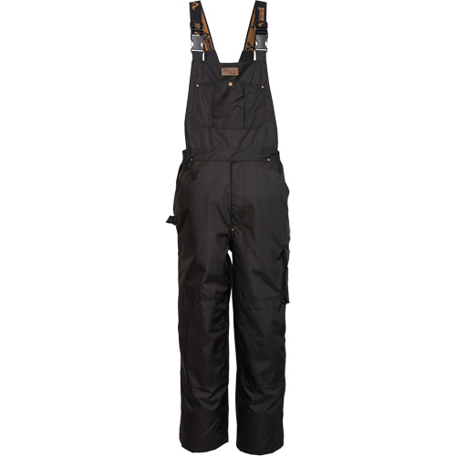 Pantalons &agrave; bretelles Thor 300D trilobal, 2T-Grand, Polyester, Noir Les Distributions ICE