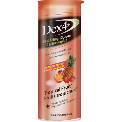 Comprim&eacute;s de glucose Dex4 Dynamic Les Distributions ICE