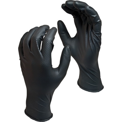 Green Monkey Biodegradable Disposable Gloves, Small, Nitrile, 8-mil, Powder-Free, Black Les Distributions ICE