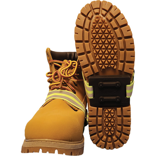 Icetred Mid-Sole Traction Device with Defined Heel, Rubber/Tungsten Carbide, Stud Traction, One Size Les Distributions ICE