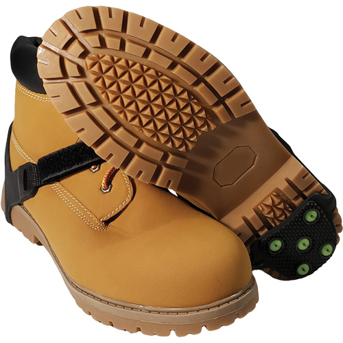 Dispositif de traction de talon Icetred, Caoutchouc/Carbure de tungst&egrave;ne, Traction Crampon, Taille unique Les Distributions ICE