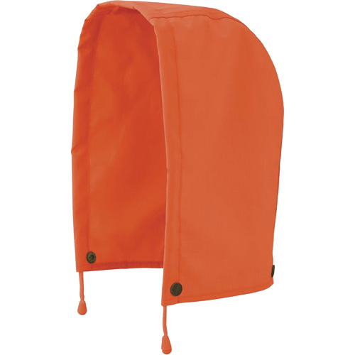 5400H Capuchon de veste de s&eacute;curit&eacute; imperm&eacute;able 300D Trilobal antid&eacute;chirure, Orange haute visibilit&eacute;, Polyester Les Distributions ICE