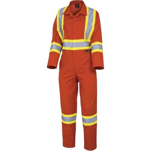 5514W Combinaisons de s&eacute;curit&eacute; pour femmes, T-petit, Orange haute visibilit&eacute; Les Distributions ICE