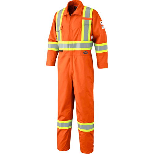 7702T FR-Tech&reg; Arc-Rated Coverall, Size 40 (Tall), High Visibility Orange, 10 cal/cm² Les Distributions ICE
