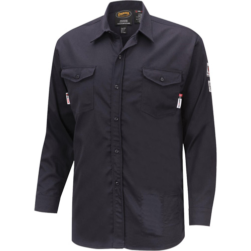7742 Chemise de s&eacute;curit&eacute; ignifug&eacute;e FR-Tech, Petit, Bleu marin Les Distributions ICE