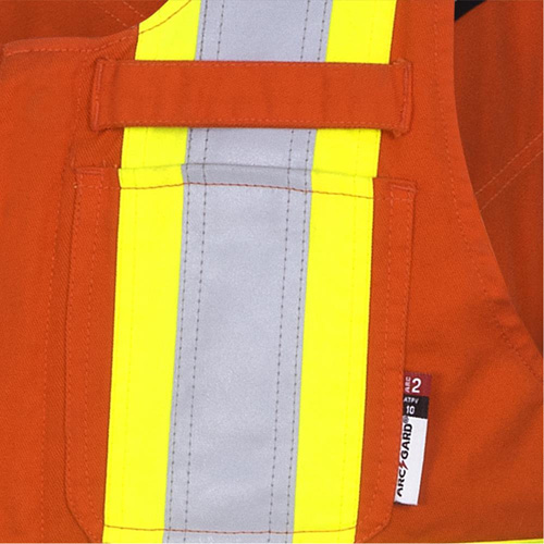 7712 Combinaison ignifuge FR-Tech, Petit, Orange haute visibilit&eacute; Les Distributions ICE