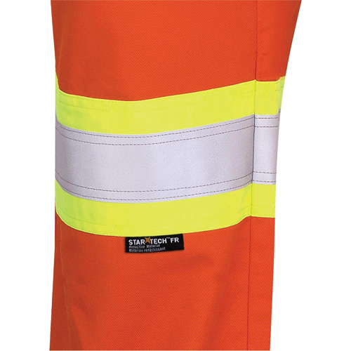 7763 Pantalon de s&eacute;curit&eacute; haute visibilit&eacute; r&eacute;sistant aux arcs &eacute;lectriques FR-Tech 88/12, 36, x 34, Orange haute visibilit&eacute;, 9,7 cal/cm² Les Distributions ICE