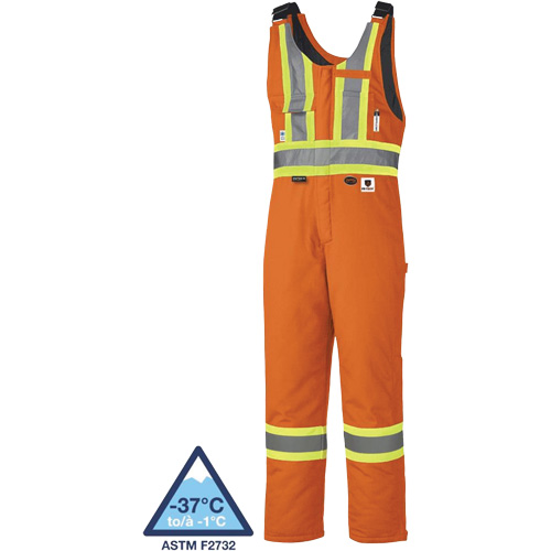 5534A Combinaison de s&eacute;curit&eacute; matelass&eacute;e ignifuge, Petit, Orange Les Distributions ICE
