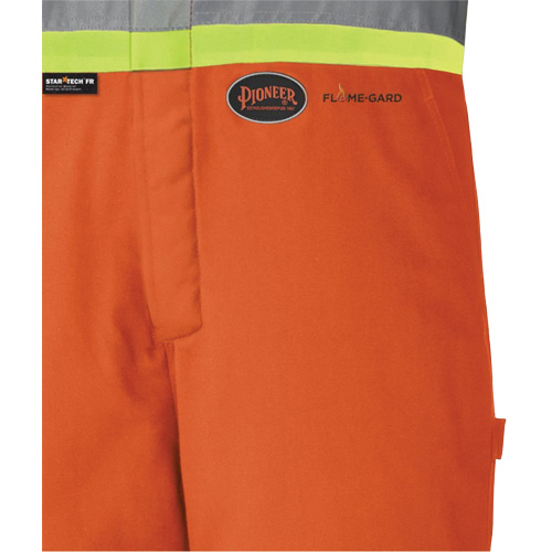 5534A Combinaison de s&eacute;curit&eacute; matelass&eacute;e ignifuge, Petit, Orange Les Distributions ICE