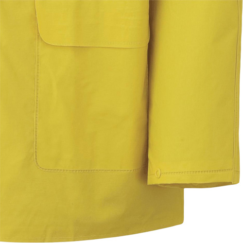 577J Rain Jacket, Polyester/PVC, Small, Yellow Les Distributions ICE