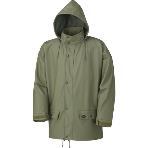 D7000 Veste imperm&eacute;able extensible, Polyur&eacute;thane, T-petit, Vert Les Distributions ICE