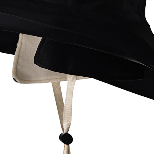 D5050 Black Dry King&reg; Offshore Traditional Sou'wester Hat, Small, Black, Rubber Les Distributions ICE