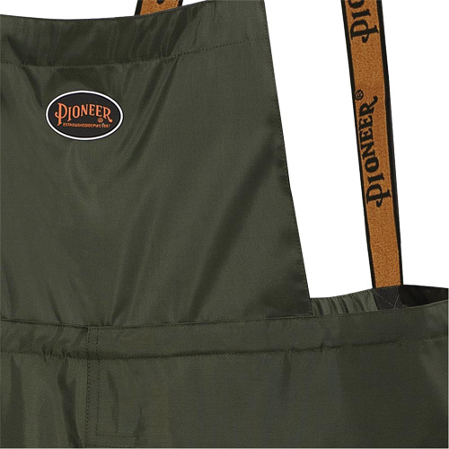 D8120P Nailhead Ripstop Tree Planter Bib Pants, X-Small, Polyester/PVC, Green Les Distributions ICE