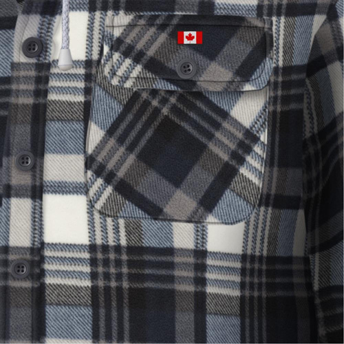 415BG Chemise &agrave; capuche matelass&eacute;e, Hommes, T-petit, Multicolore Les Distributions ICE