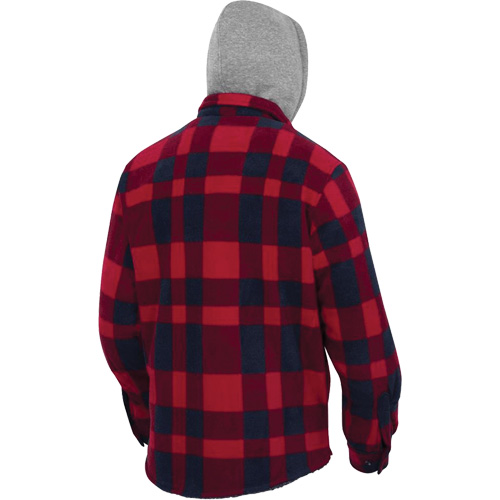 415RB Chemise &agrave; capuche matelass&eacute;e, Hommes, Petit, Multicolore Les Distributions ICE