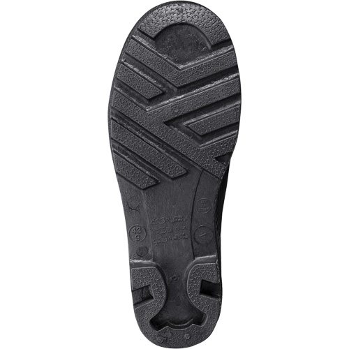 1022 Bottes de s&eacute;curit&eacute;, PVC, Embout Acier, Pointure 10, Semelle R&eacute;sistant aux perforations Les Distributions ICE