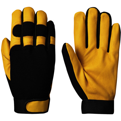 890 Gants ergonomiques de m&eacute;canicien, Paume Cuir fleur de ch&egrave;vre, Taille Petit Les Distributions ICE