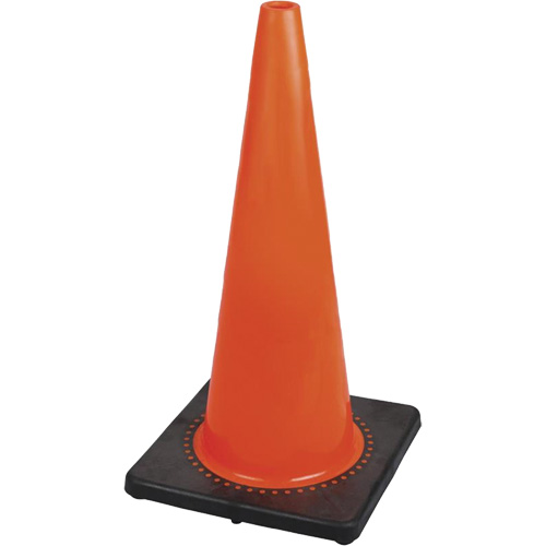 183P Premium Flexible Safety Cone, 28", Orange Les Distributions ICE