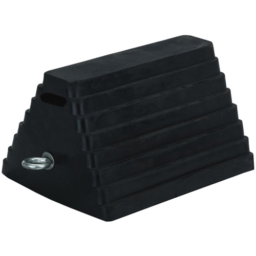 298 Cale de roue double face, 6" x 8", Noir Les Distributions ICE