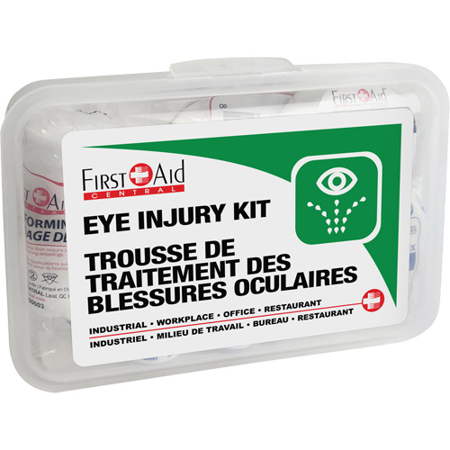 Eye Injury Kit, Plastic B Les Distributions ICE