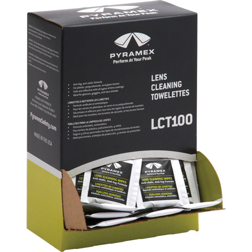 Lingettes nettoyantes pour lentilles Les Distributions ICE