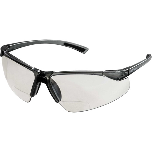 XM340RX Lunettes de s&eacute;curit&eacute; avec grossissement 2X, Lentille Transparent, Anti-&eacute;gratignures, ANSI Z87+/R&eacute;pond ou surpasse la norme CSA Z94.3 Les Distributions ICE