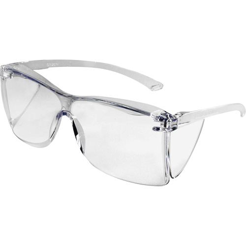 Lunettes de s&eacute;curit&eacute; OTG Guest-Gard, Lentille Transparent, ANSI Z87+/R&eacute;pond ou surpasse la norme CSA Z94.3 Les Distributions ICE