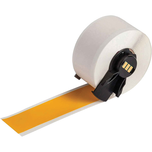 Multi-Purpose Label Tape, Vinyl, Yellow, 1" Width Les Distributions ICE