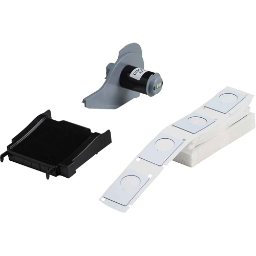 Raised Panel Labels, Polyester, 1.2" L x 1.9" H, Black Les Distributions ICE