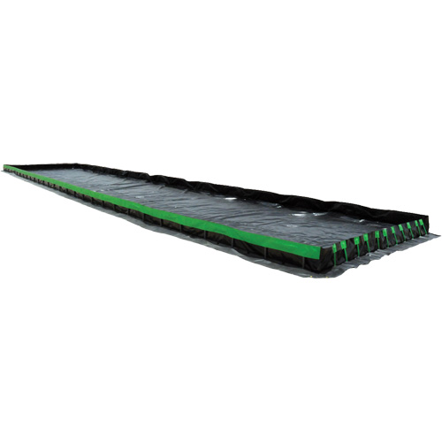 Ultimate Copolymer 2000 Ultra-Containment Berm&reg;, 2333 US gal. Capacity, 12' W x 26' L x 12" H, Hinge Bracket Les Distributions ICE