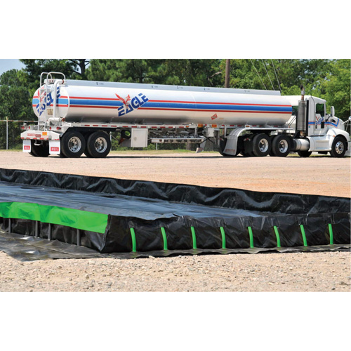 Ultimate Copolymer 2000 Ultra-Containment Berm&reg;, 2333 US gal. Capacity, 12' W x 26' L x 12" H, Hinge Bracket Les Distributions ICE