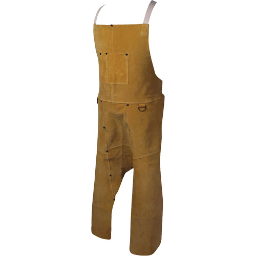 Caiman&reg; Boarhide Apron, Split-Leg Bib, 42" L, Brown Les Distributions ICE