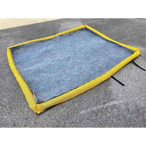 Large Ultra-Filter Pad, 3.3 US gal. Capacity, 5' W x 4' L x 3" H, Foam Wall Les Distributions ICE