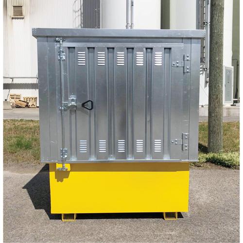 Couvercle rigide en acier Ultra-IBC, 71,1" lo x 83,1" la x 66,3" h, Capacit&eacute; de charge 5640 lb Les Distributions ICE