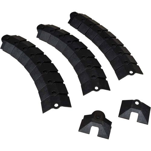 Grand Ultra-Sidewinder Cable Protection System avec capuchons, 34" x 13,6" x 2,1", 260 lb (0,13 tonnes) Les Distributions ICE