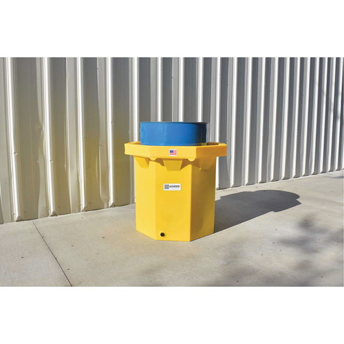 Flat-Bottom Ultra-Spill Collector&reg;, 66 US gal., Mobile Les Distributions ICE