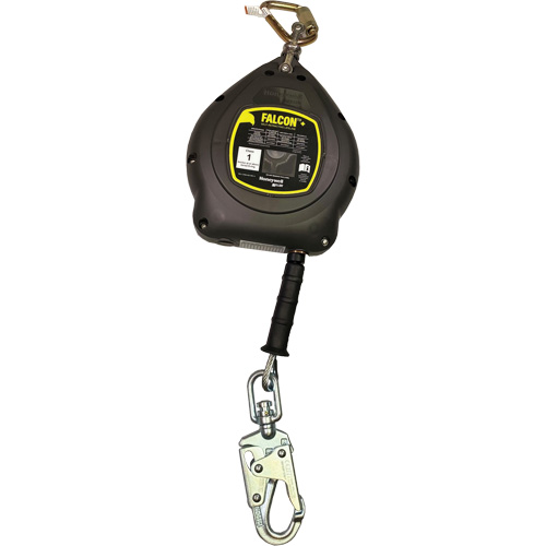 Falcon+ Self-Retracting Lifeline, 20', Galvanized Steel, Swivel Les Distributions ICE
