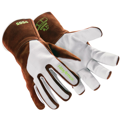 Gants de soudage HeatArmor 5054, Cuir fleur de ch&egrave;vre, Taille Petit/7 Les Distributions ICE
