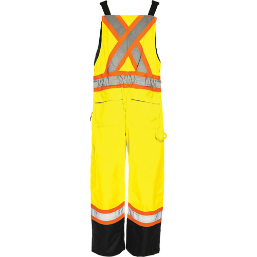 Salopette de s&eacute;curit&eacute; dhiver TO1, Polyester, Petit, Noir/Jaune lime haute visibilit&eacute; Les Distributions ICE