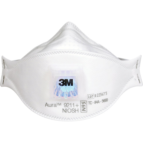 Respirateur &agrave; particules Aura 9211+, N95, Certifi&eacute; NIOSH Les Distributions ICE