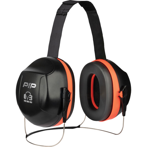Dynamic V3 Passive Ear Muffs, Neckband, 27 NRR dB Les Distributions ICE