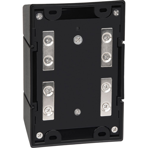 Magnetic Wall Mount Barrier with Magnetic Tape, Plastic, Magnetic Mount, 15', Black and Yellow Tape Les Distributions ICE