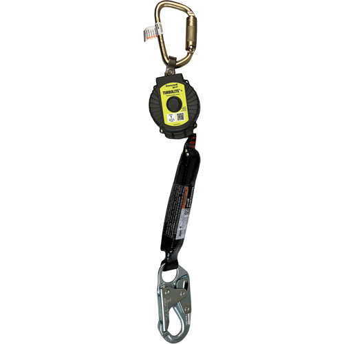 Miller TurboLite+ Personal Fall Limiter, 11', Web, Stationary Les Distributions ICE