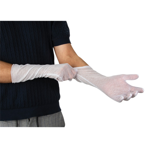 Gants d'inspection l&eacute;gers, Poly/coton, Poignet &agrave; ourlet, Hommes Les Distributions ICE