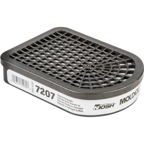 Cartouche pour respirateur semi-rectangulaire, Cartouche gaz/vapeur, Gaz acide Les Distributions ICE