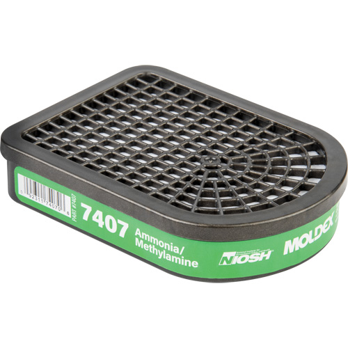 Cartouche pour respirateur semi-rectangulaire, Cartouche gaz/vapeur, Ammoniac/M&eacute;thylamine Les Distributions ICE