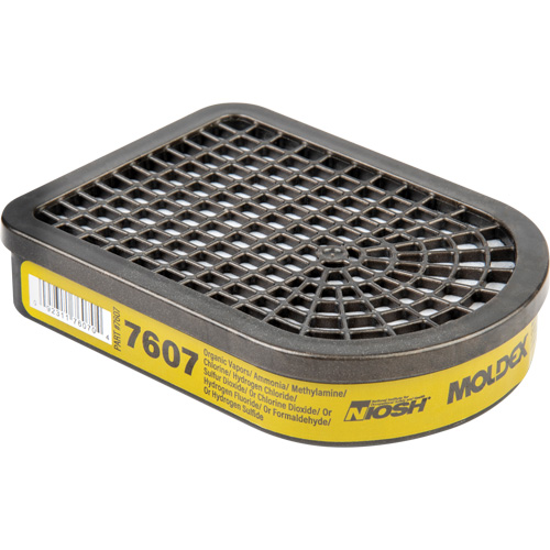 Cartouche pour respirateur semi-rectangulaire, Cartouche gaz/vapeur, Gaz multiples/Vapeurs Les Distributions ICE