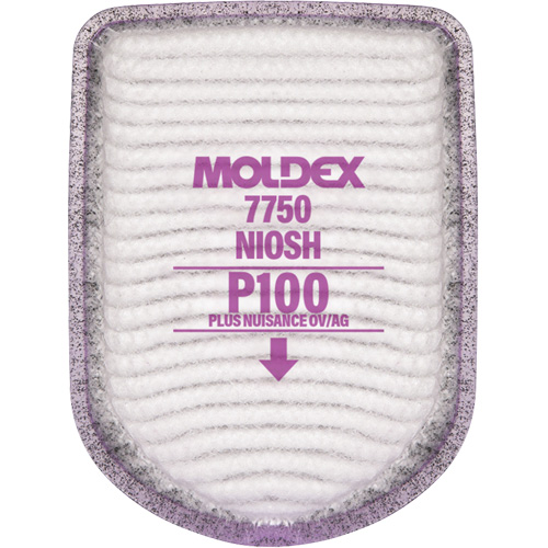 Filtre pour respirateur semi-rectangulaire, Filtre contre les particules avec suppresion de vapeurs nuisibles, Vapeurs organiques/Gaz acides/P100 Les Distributions ICE